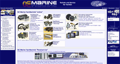 Desktop Screenshot of ncmarine.de