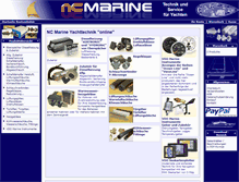 Tablet Screenshot of ncmarine.de